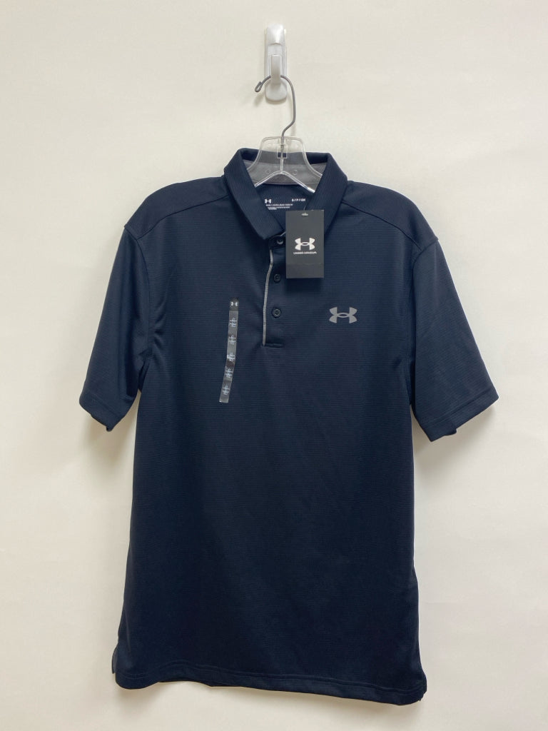 NWT Under Armour Size S Black Polo Men&
