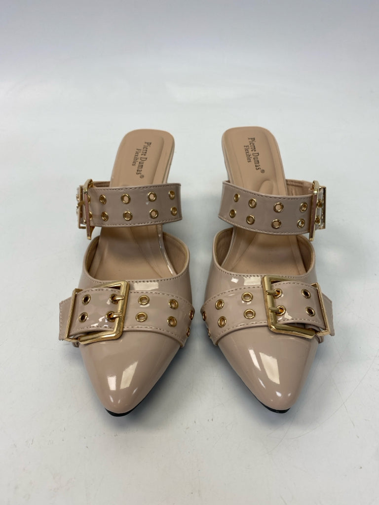Pierre Dumas  Size 6.5 Pale Pink Patent Heels