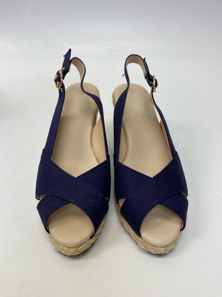 Size 6.5 Navy Sandals