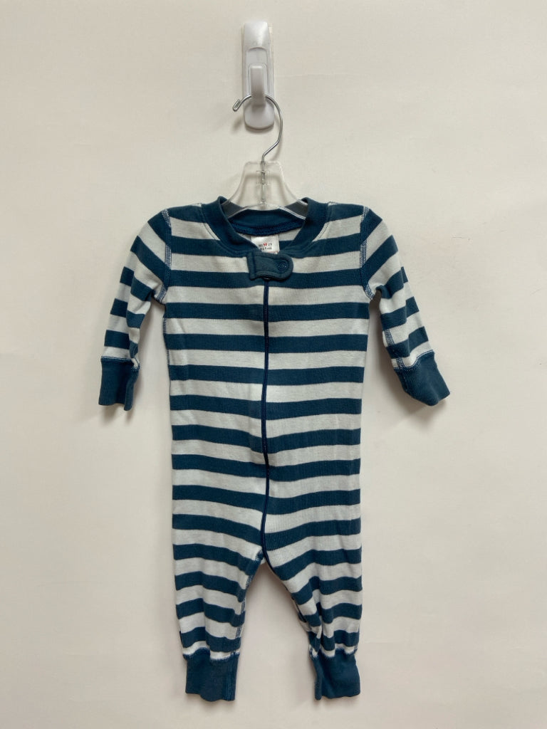 hanna Andersson SIZE 6-9M Dark Blue White Stripe Boy&