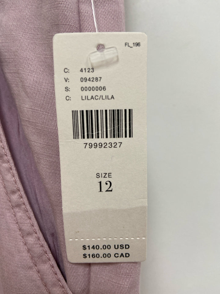 NWT Anthropologie Size 12 Lilac Cargo Ladies Pants