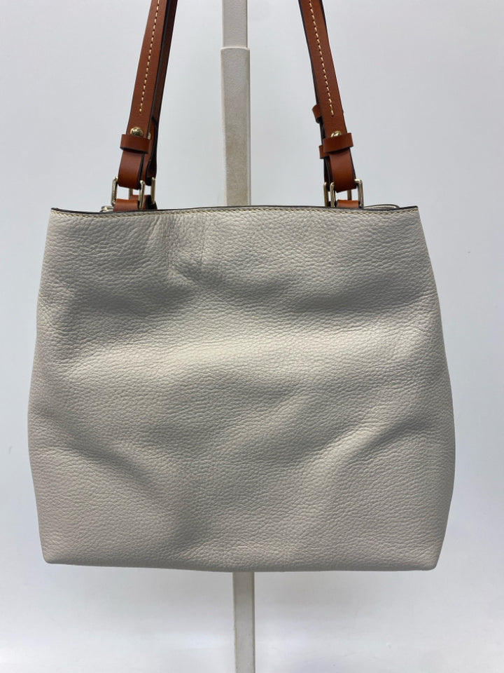 NWT Dooney &amp; Bourke Pale Gray Brown Handbag