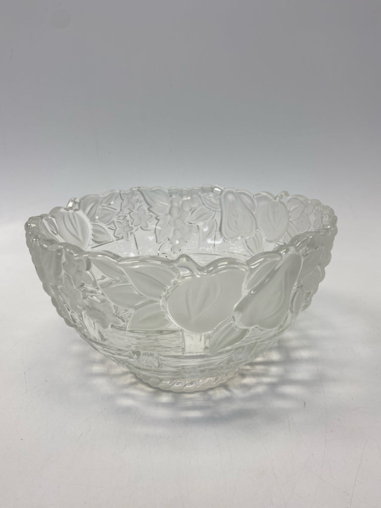 Mikasa Basketweave Crystal Serving Piece