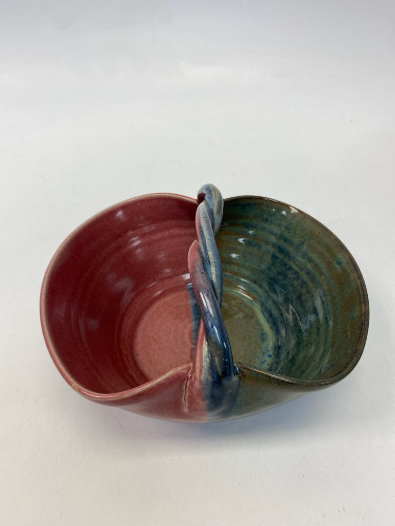 Pink Blue/Green Pottery