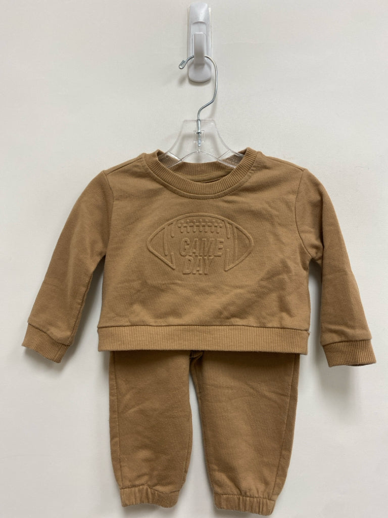 SIZE 9M Tan Football Joggers Boy&