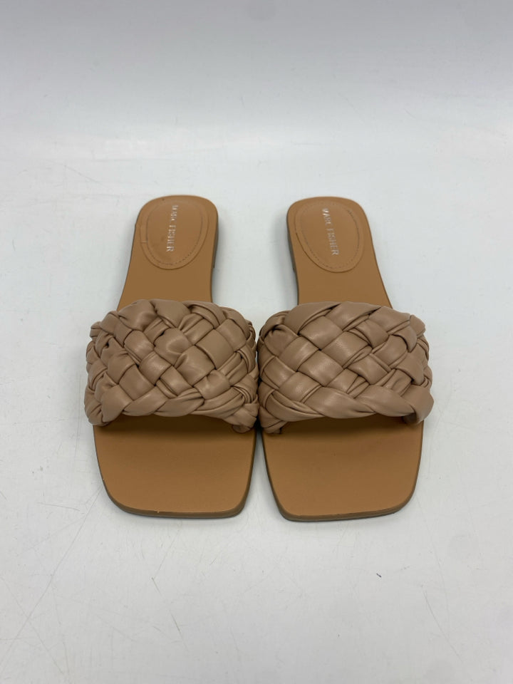 Marc Fisher  Size 7.5 Brown Braided Sandals