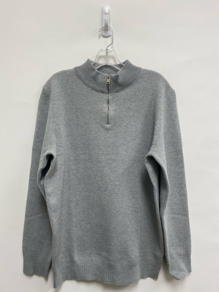 COOFANDY Size L Gray Pullover Men&