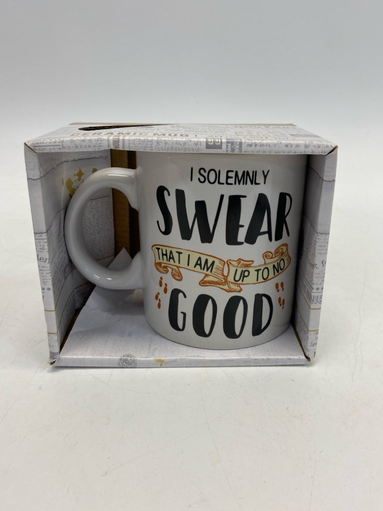 NEW/BOX White Black Harry Potter Coffee Mug