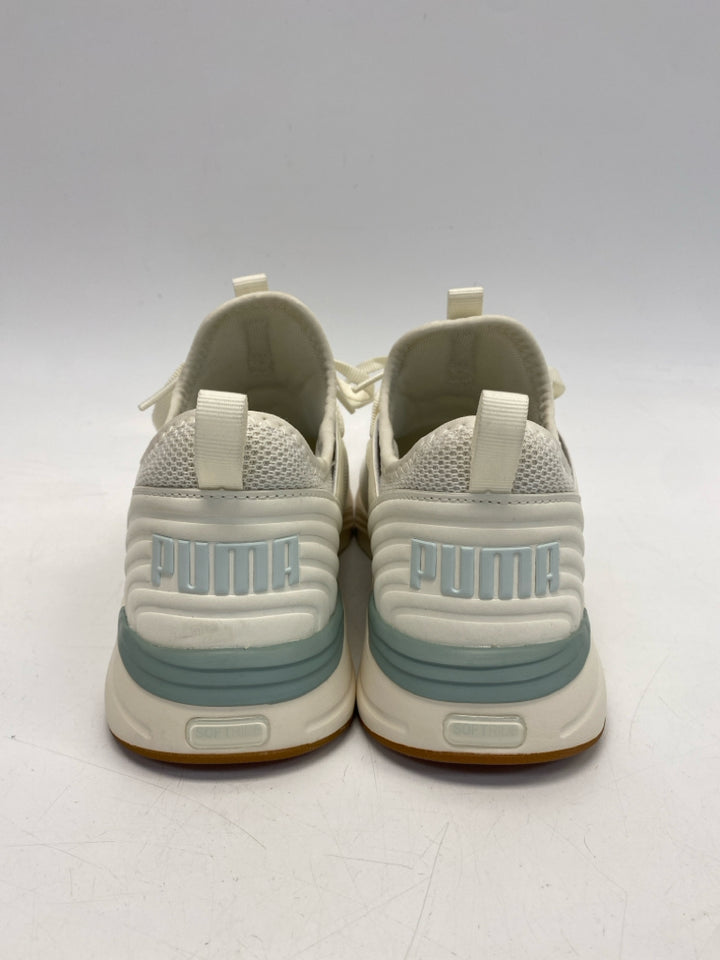 Puma US Shoe Size 7 Cream Lace Sneakers