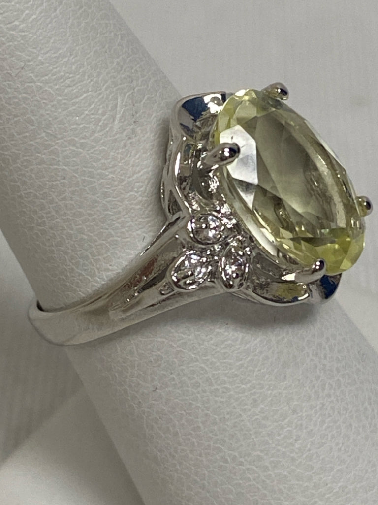 Sage Silver Oval(s) Ring