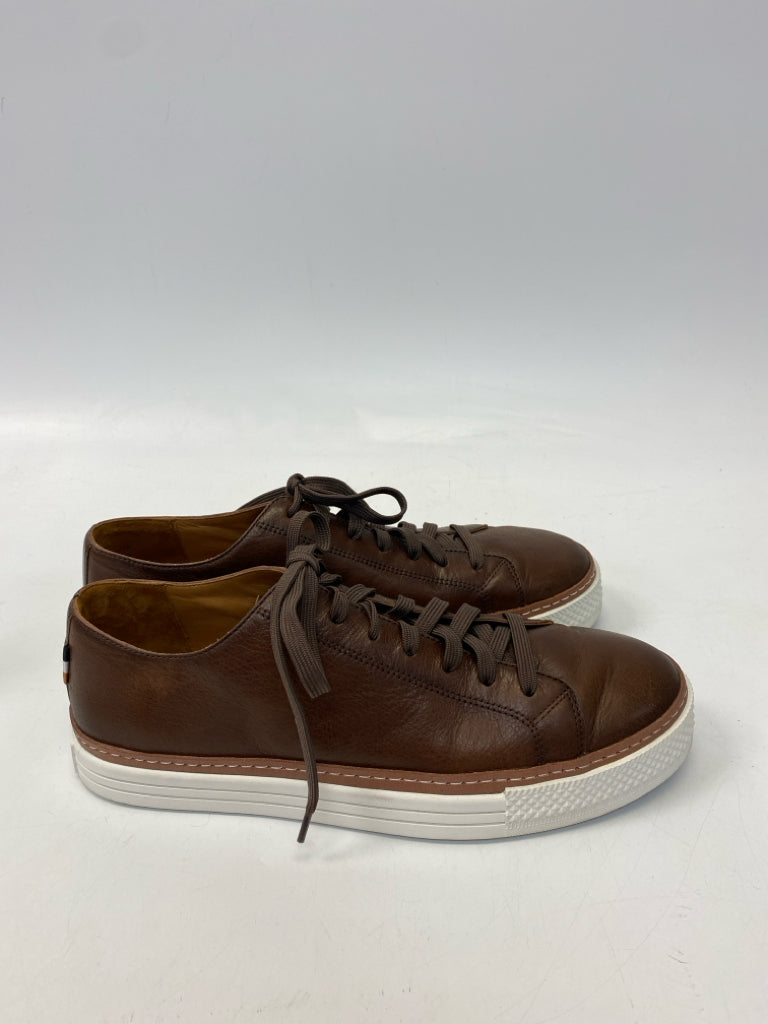 Allen Edmonds Size 10.5 Brown Lace-Up Leather Men&