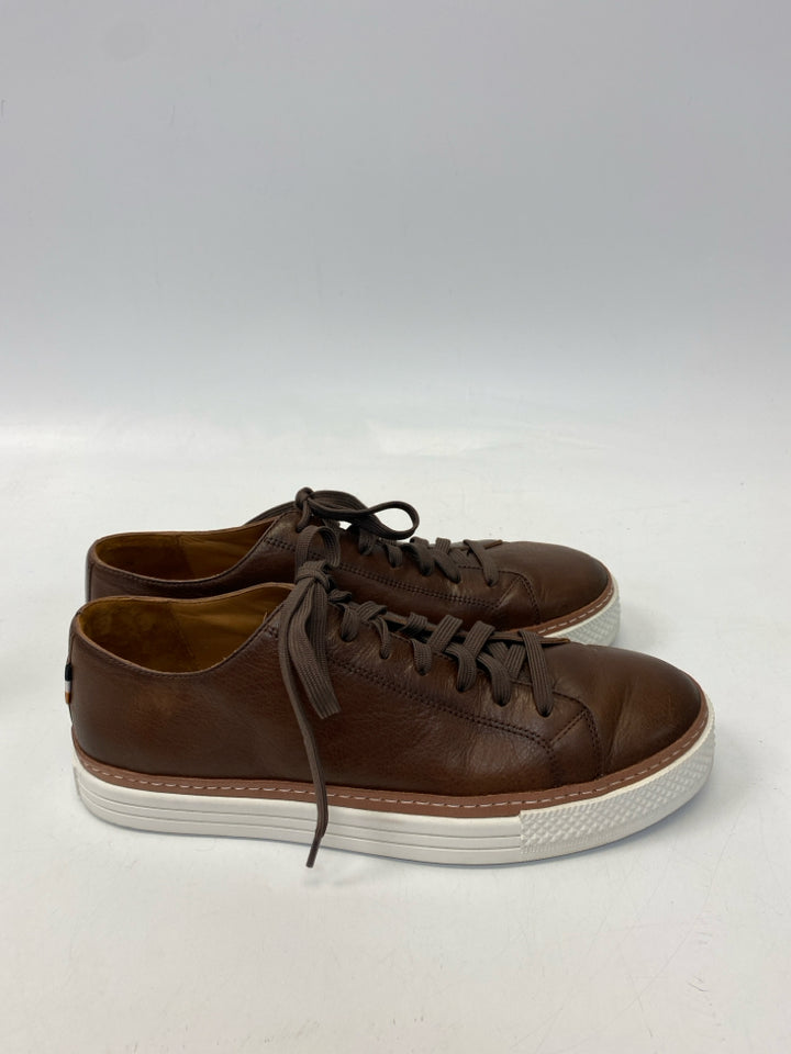 Allen Edmonds Size 10.5 Brown Lace-Up Leather Men&