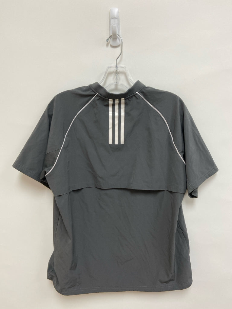 Adidas Size L Gray White Men&