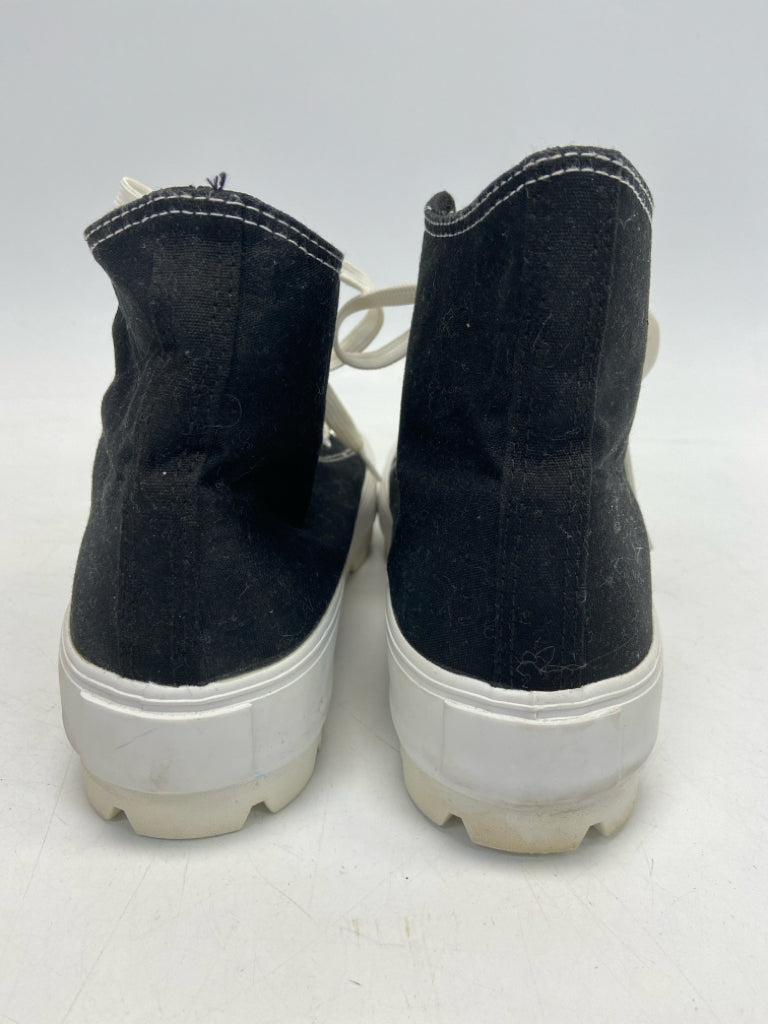 Cushionaire Black White Lace-Up Men&