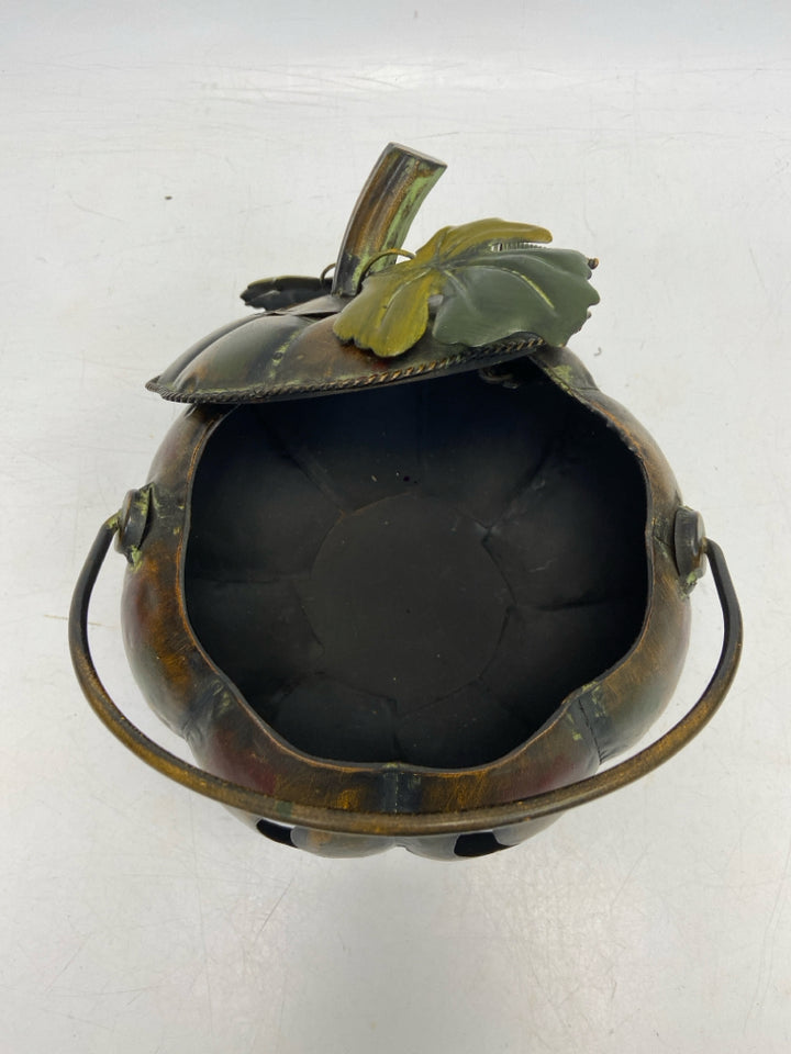 Bronze Green Mottled Metal Halloween
