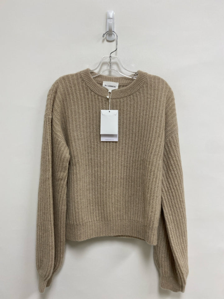 NWT Size M Beige Cashmere Blend Ladies Sweater