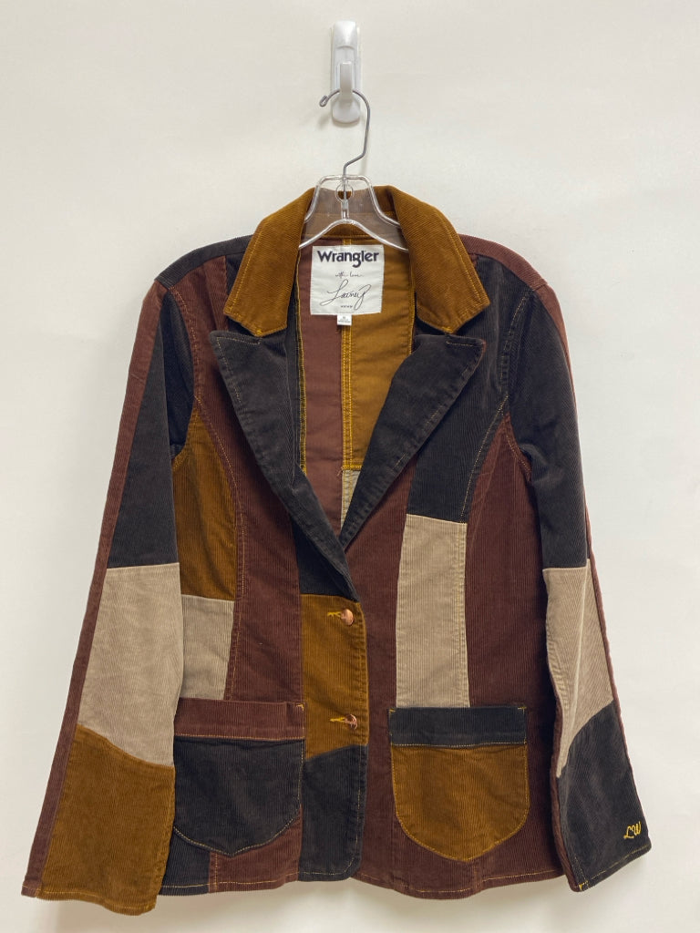 Wrangler Size M Brown Espresso Corduroy Ladies Jacket