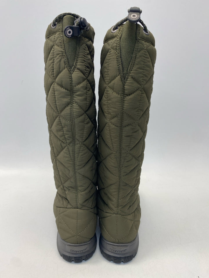 Bogs US Shoe Size 8 Green Quilted Boots