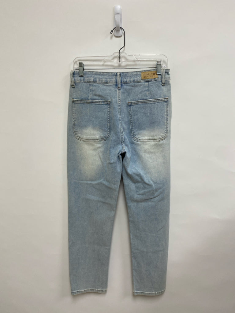 Molly Bracken Size 29 Pale Blue Denim Distressed Ladies Jeans