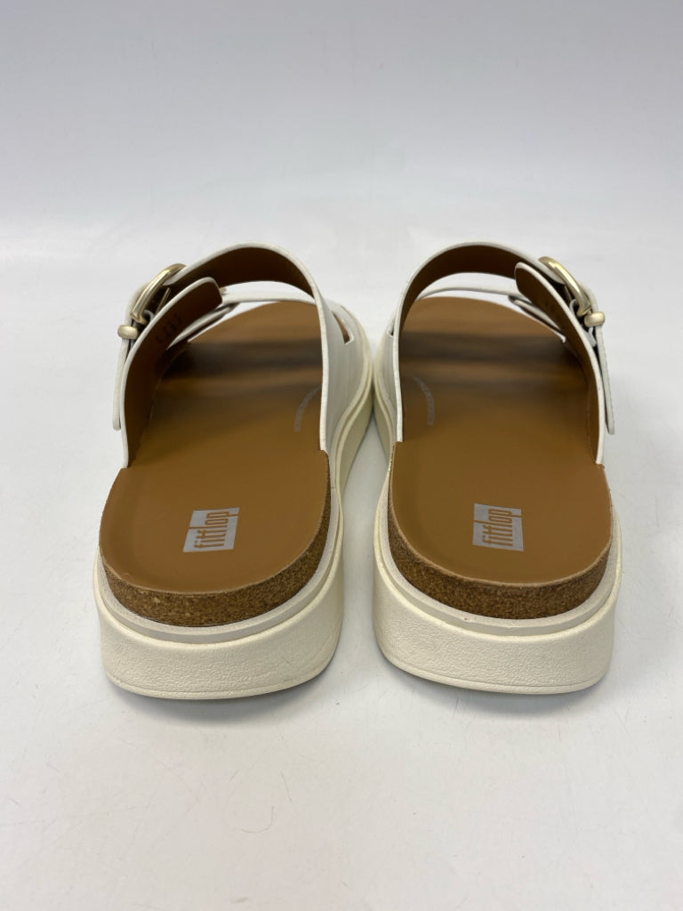 Fit Flop  Size 10 White Sandals