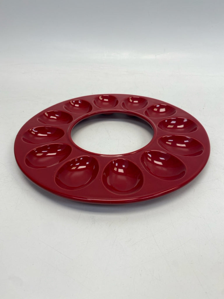 Rachel Ray Dark Red Serving Piece