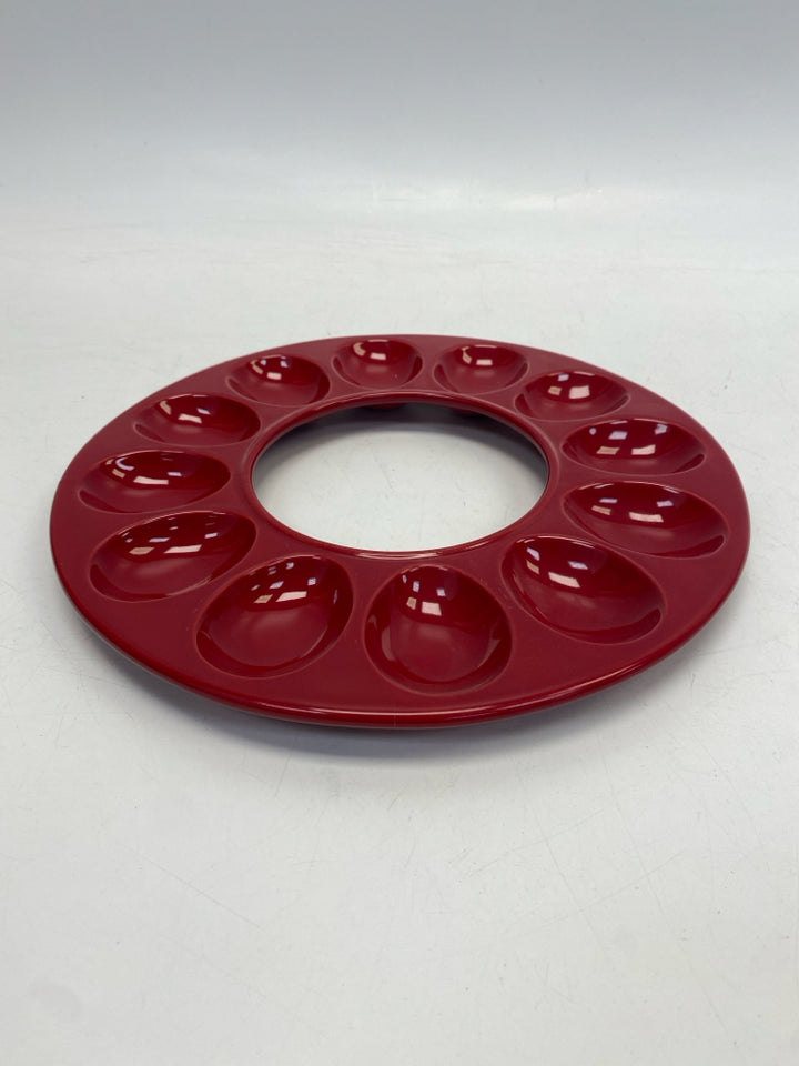Rachel Ray Dark Red Serving Piece