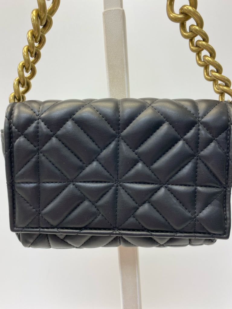 Zara Black Quilted Handbag
