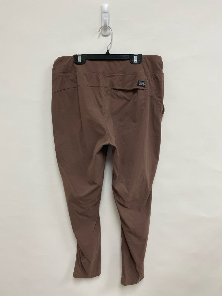 Mountain Hardwear Size L Brown Pull-on Ladies Pants