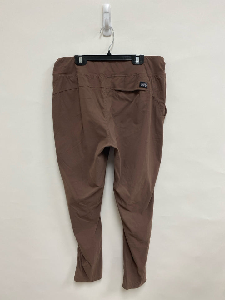 Mountain Hardwear Size L Brown Pull-on Ladies Pants
