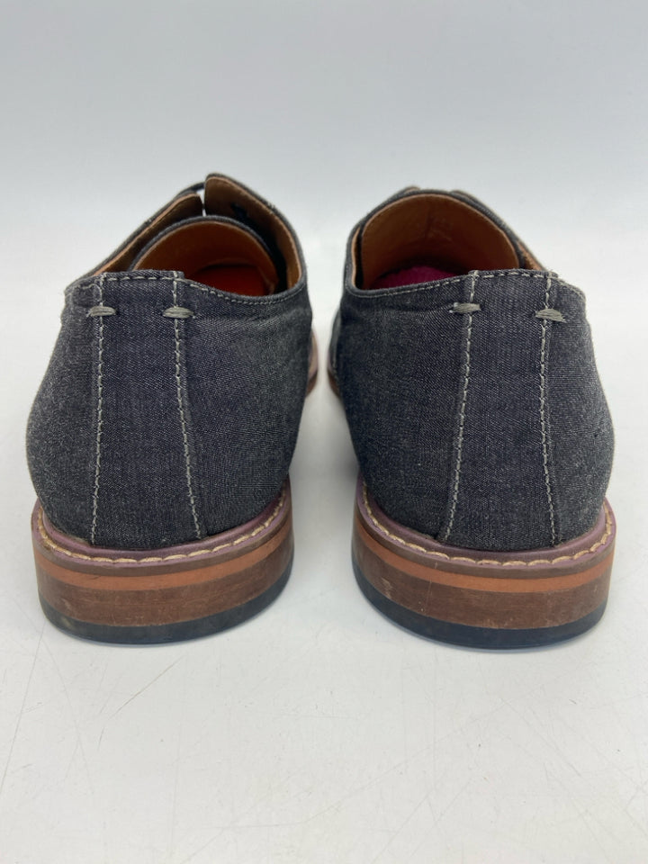 J75 Size 11 Black Denim Lace-Up Men&