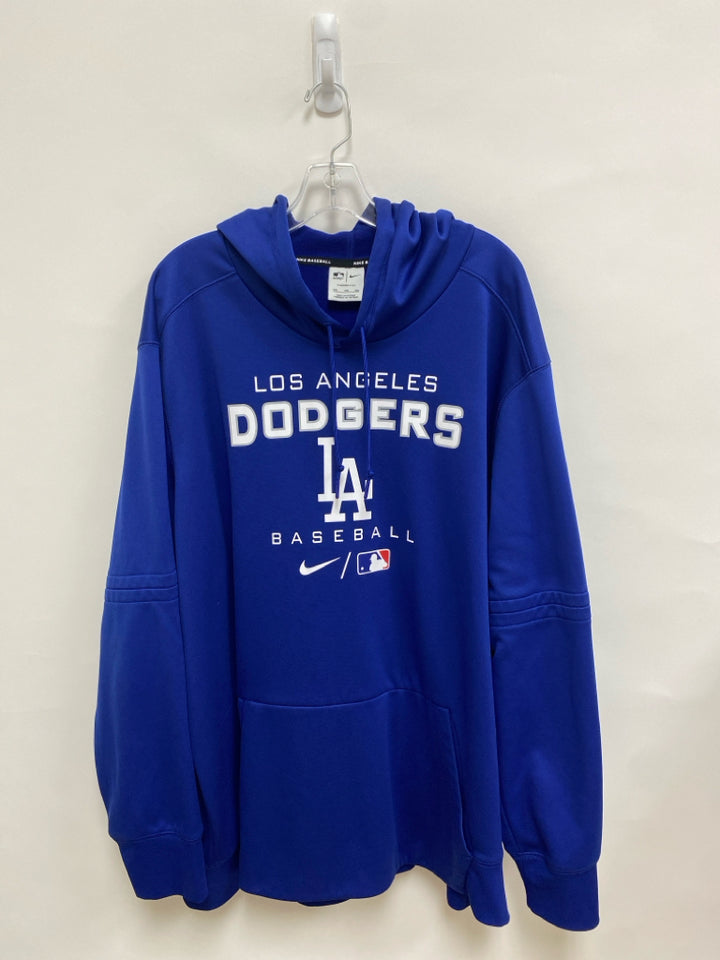 Nike Size 3X Blue White Hooded Men&