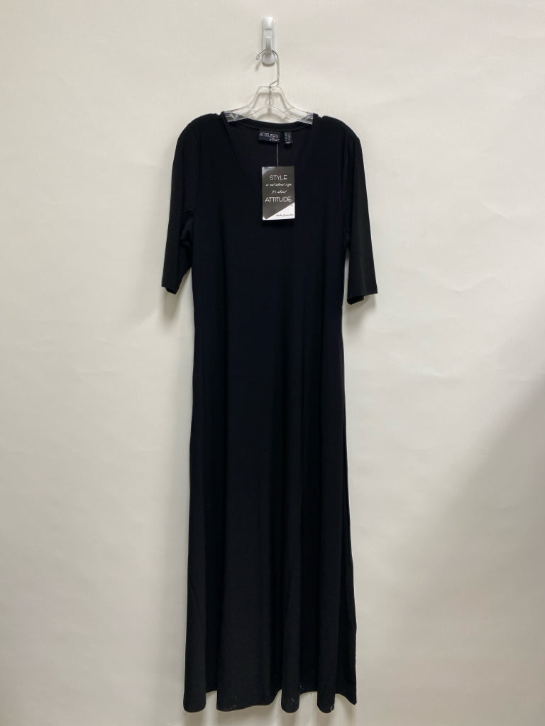NWT Size L Black Maxi Ladies Dress