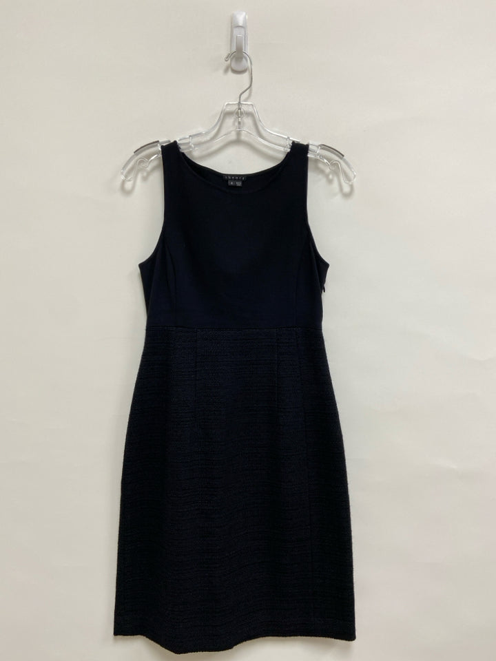 Theory Size 4 Black Sleeveless Ladies Dress