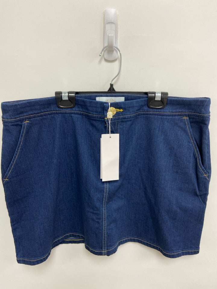 NWT LILLY PULITZER Size 14 Denim Ladies Skirt