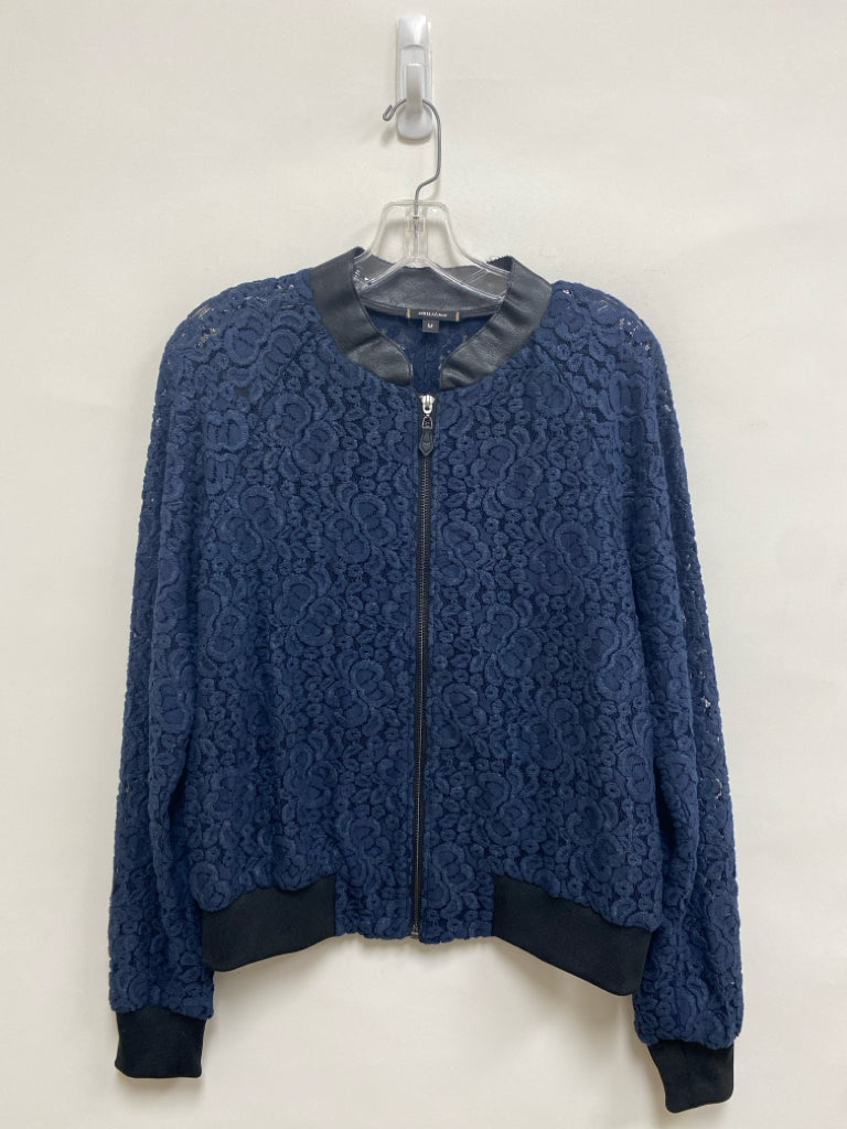 Stella &amp; Dot Size M Navy Floral Lace Ladies Jacket