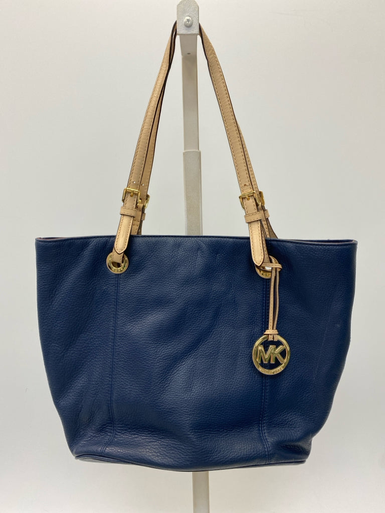 Michael Kors Navy Tan Handbag