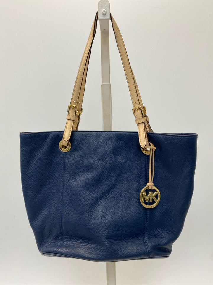 Michael Kors Navy Tan Handbag