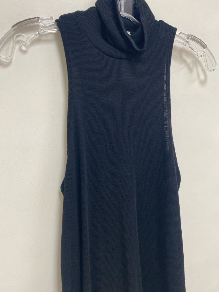 Free People Size M Black Sleeveless Ladies Top