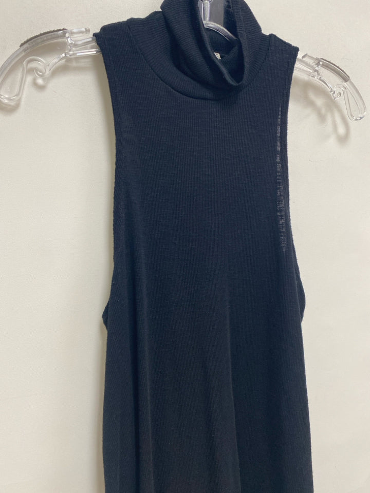 Free People Size M Black Sleeveless Ladies Top