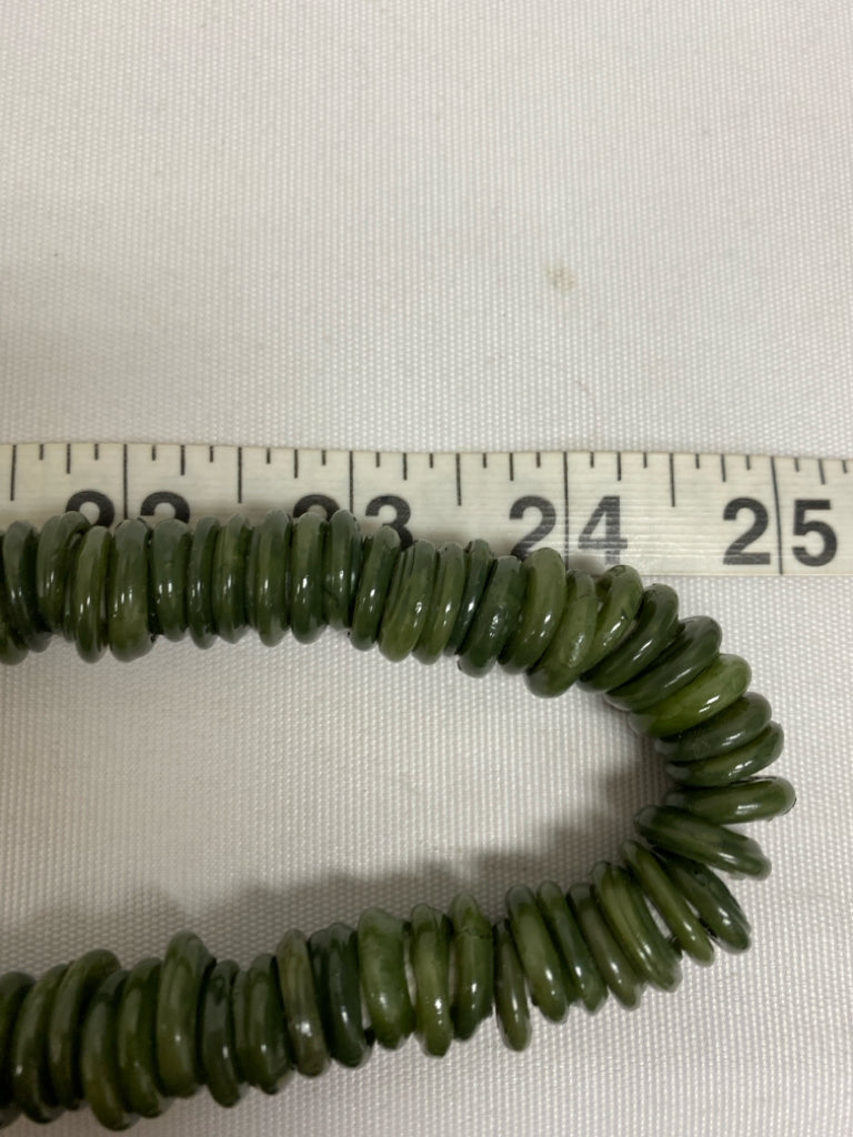 Green White Stones Necklace