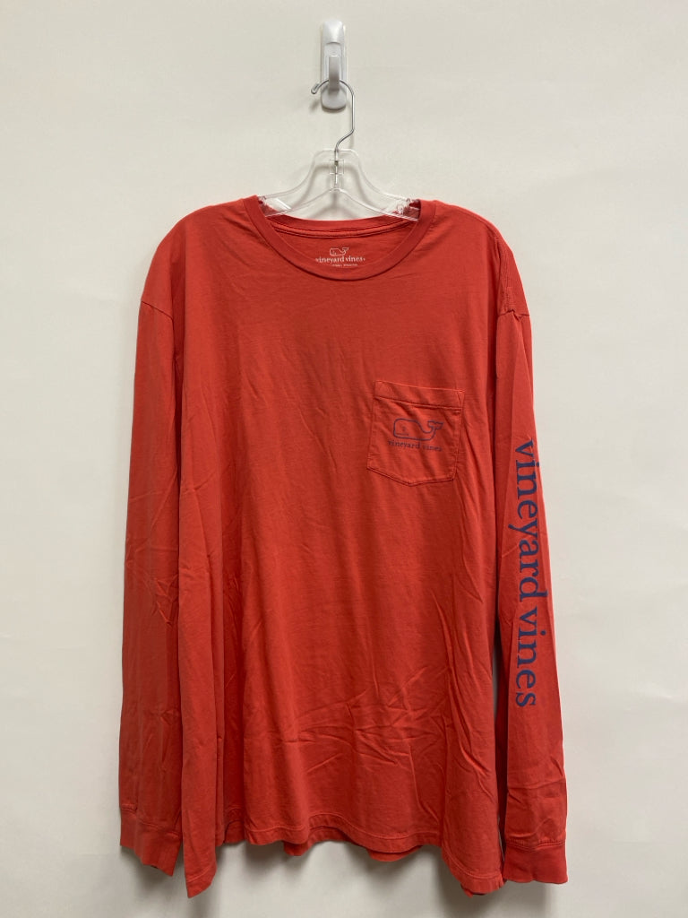 Vineyard Vines Size XXL Coral Blue Whale Men&