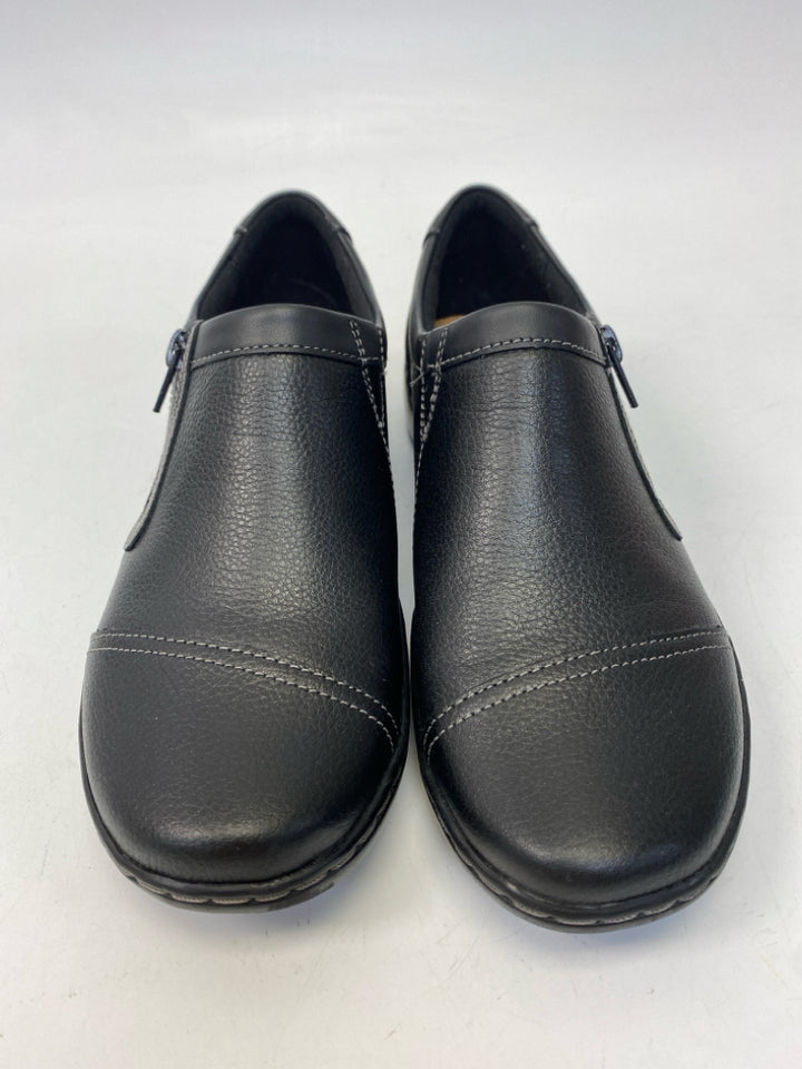 Clarks US Shoe Size 7.5 Black Flats