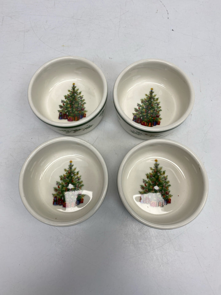 Radko White Green/Red Holly Berries Christmas