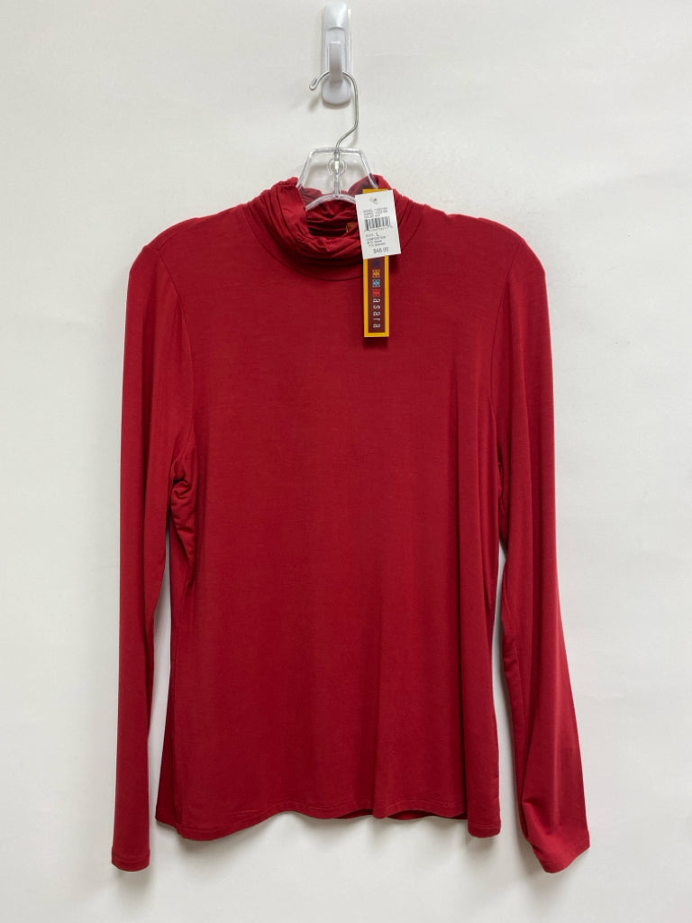 NWT Size L Red Turtleneck Ladies Top