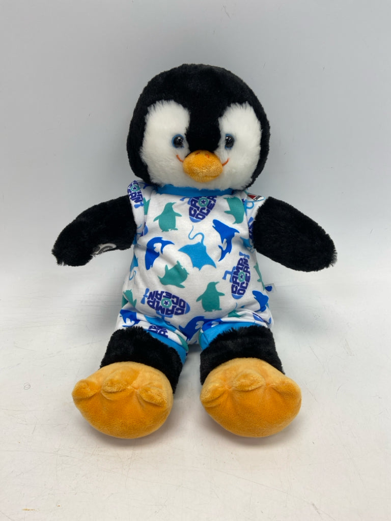 Build a Bear Black White Stuffed Animal