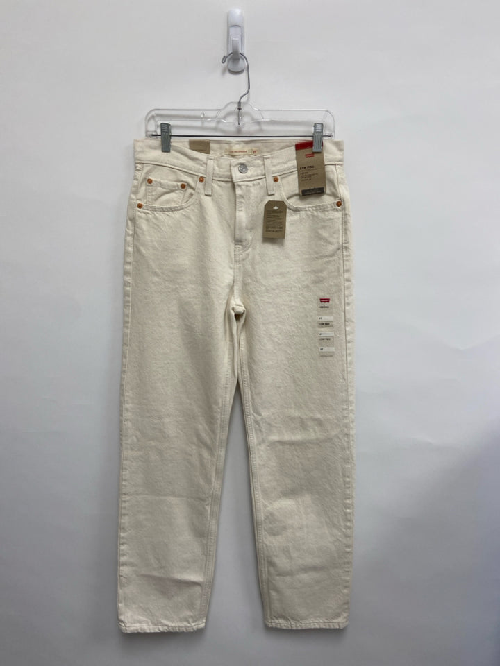 NWT Levi Size 27 Cream Ladies Jeans