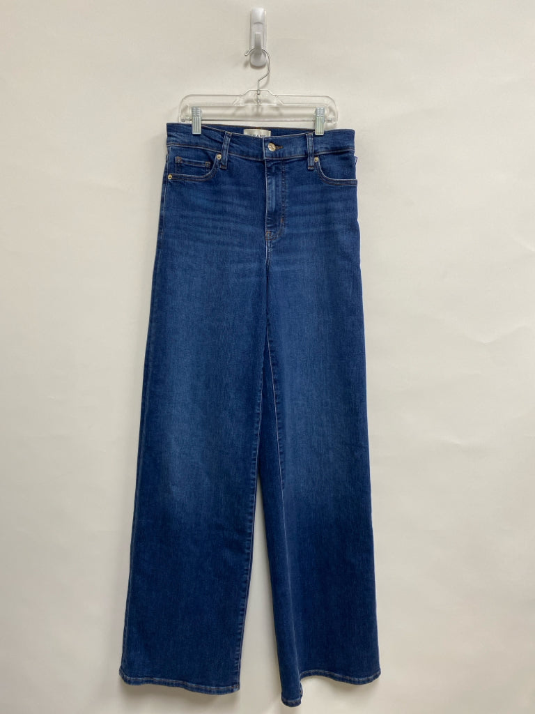 FRAME Size 27 Dark Blue Wide Leg Ladies Jeans