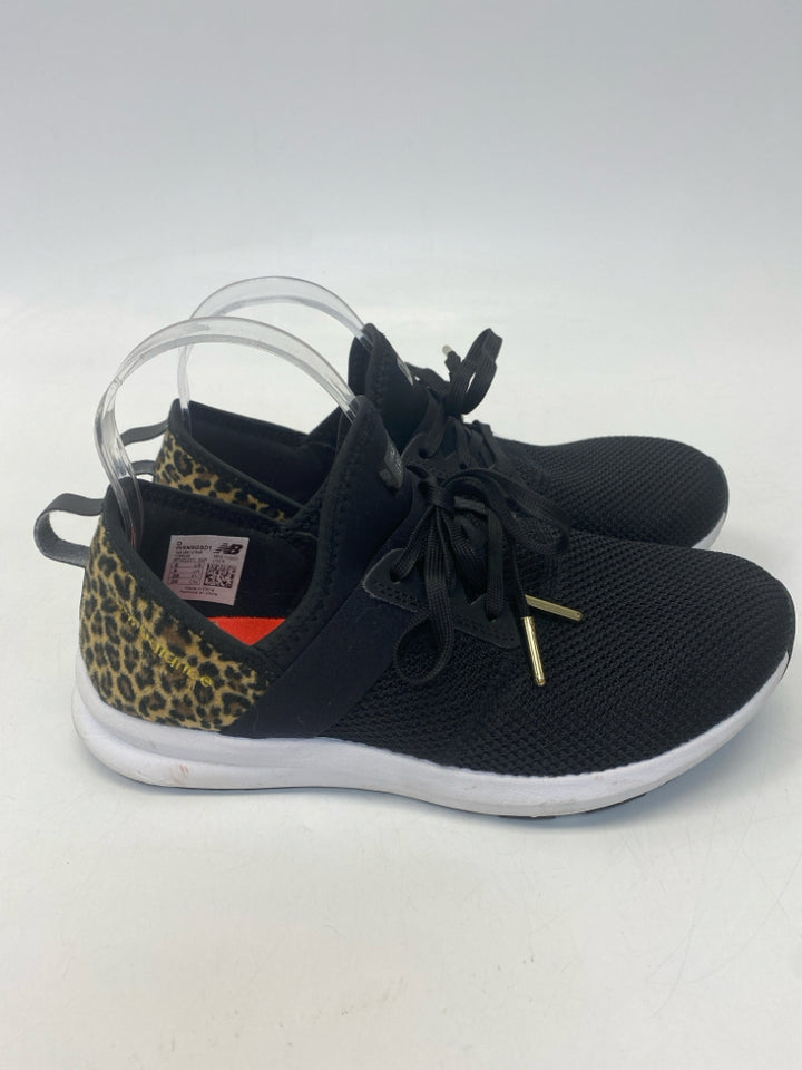 New Balance  Size 8 Black Brown Animal Print Sneakers