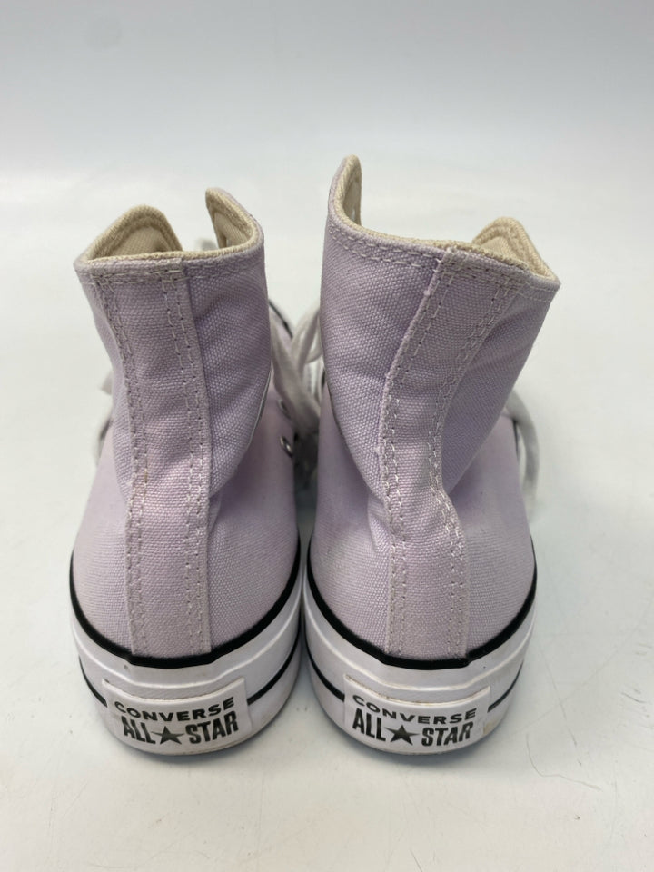 Converse  Size 6 Lavender White Lace-up Sneakers