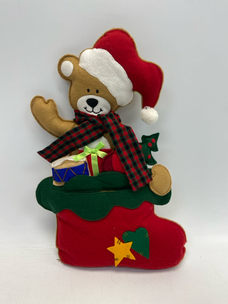 Red Brown/Multi Stuffed Christmas